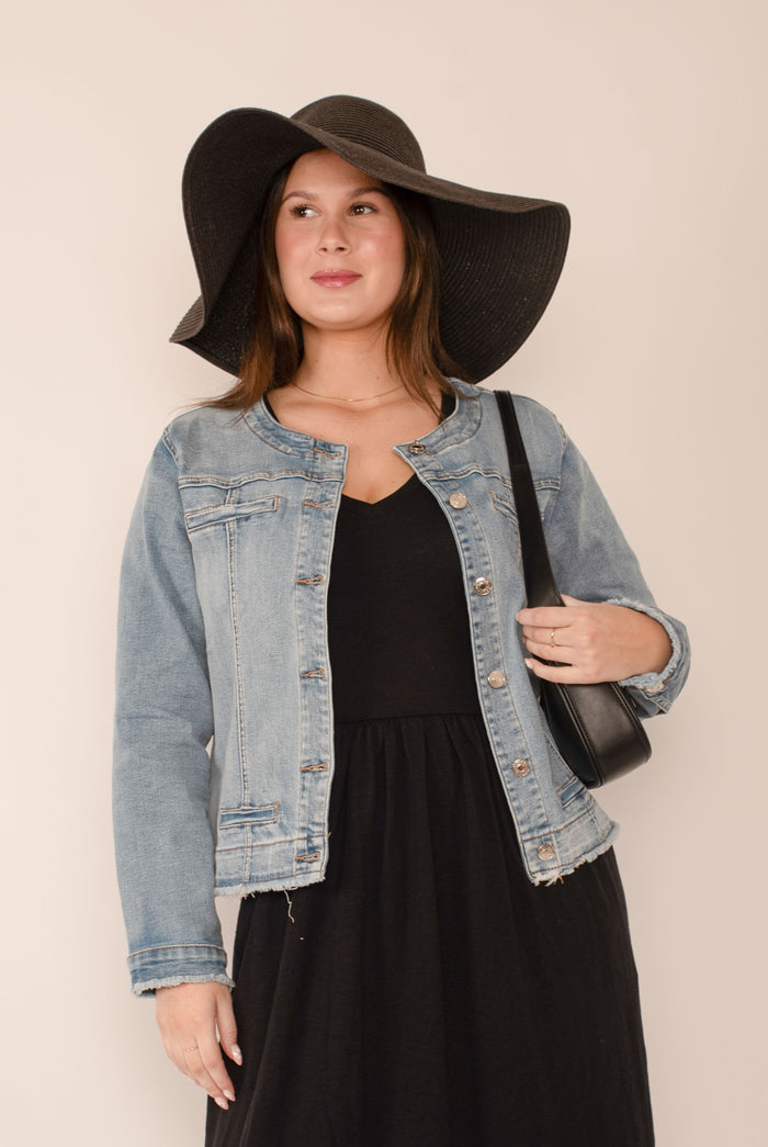 WIDE BRIM SUNHAT BLACK