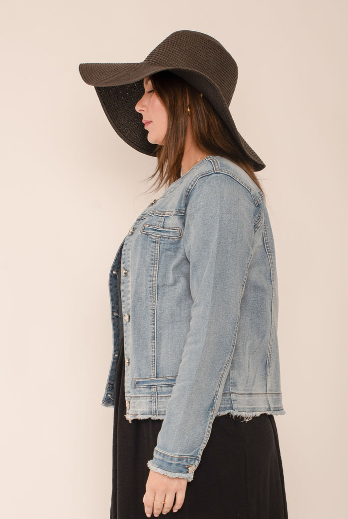 WIDE BRIM SUNHAT BLACK