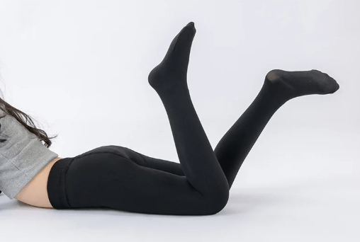 ACCESSORIES_KIDS FLEECE LINED THERMAL LEGGING TIGHTS SOLID BLACK _ KIDS FLEECE LINED THERMAL LEGGING TIGHTS SOLID BLACK _ Ebony Boutique NZ