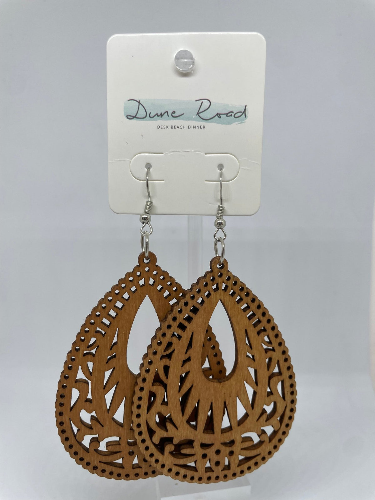 ACCESSORIES_LASER CUT WOOD EARRINGS _ LASER CUT WOOD EARRINGS _ Ebony Boutique NZ