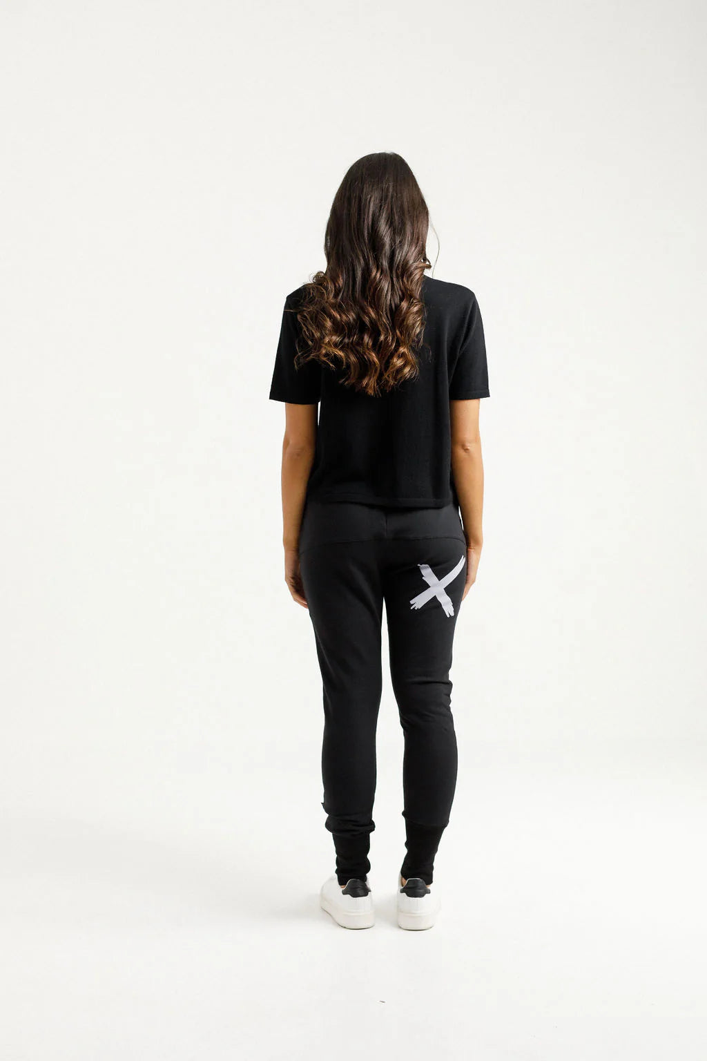 ALPINE APARTMENT PANT BLACK WITH LILAC X