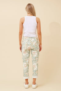 BOTTEGA MODA_CORNELIA JOGGERS PASTEL PEONY _ CORNELIA JOGGERS PASTEL PEONY _ Ebony Boutique NZ