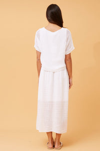 BOTTEGA MODA_COTTON LAYERED DRESS _ COTTON LAYERED DRESS _ Ebony Boutique NZ