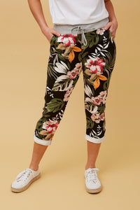 BOTTEGA MODA_TROPICAL JOGGER PANT _ TROPICAL JOGGER PANT _ Ebony Boutique NZ