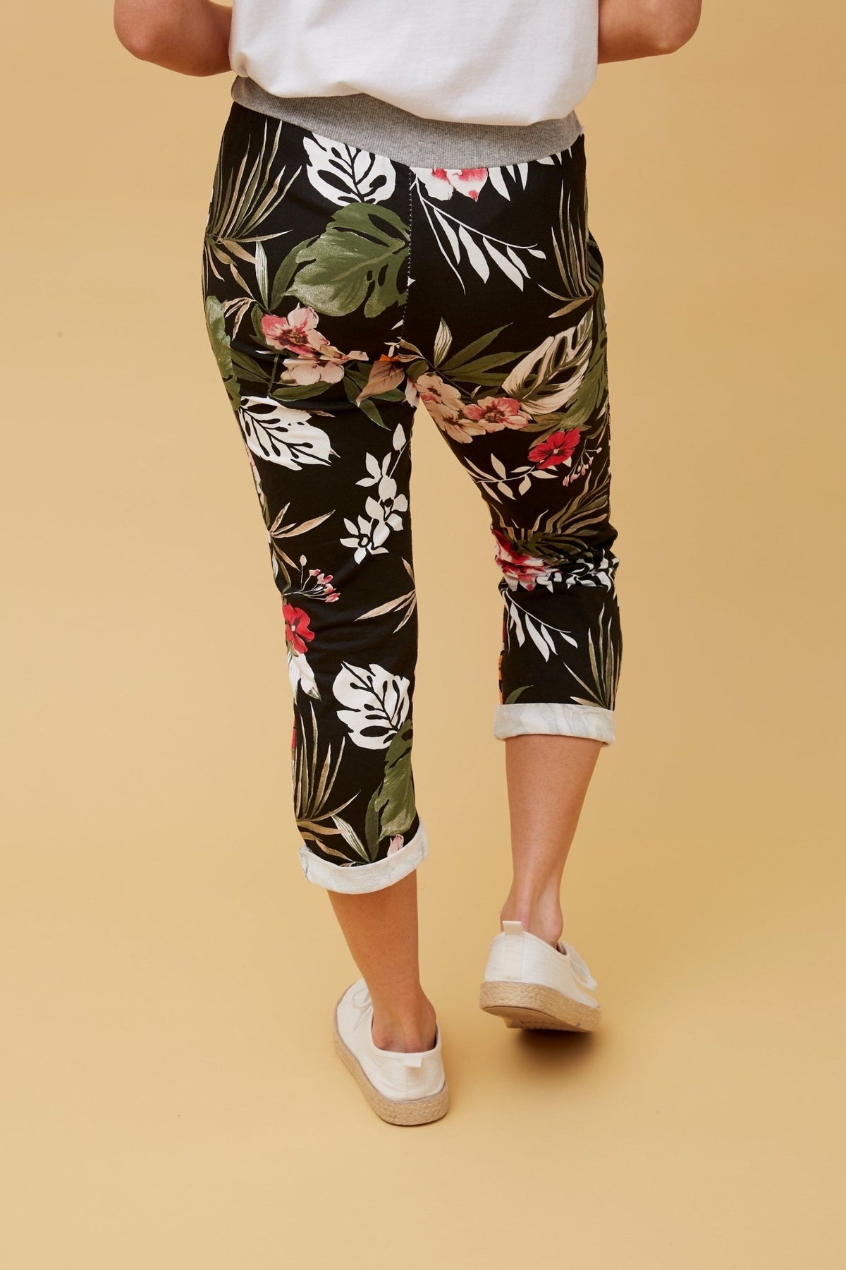 BOTTEGA MODA_TROPICAL JOGGER PANT _ TROPICAL JOGGER PANT _ Ebony Boutique NZ