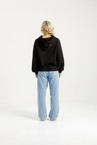 ALPINE ELLIOT HOODIE BLACK WITH GOLD