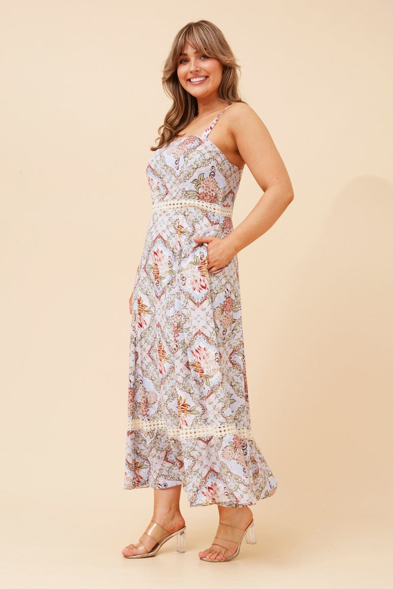 chinese dress ladies Pepe Jeans Berenice Floral Maxi Dress