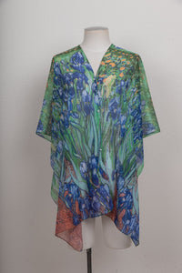 CHAMELEON_BEACH SHAWL PEARL BUTTON COVER UP _ BEACH SHAWL PEARL BUTTON COVER UP _ Ebony Boutique NZ