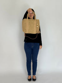 CHAMELEON_RAFFIA BEACH BAG CROSSBODY STRAP _ RAFFIA BEACH BAG CROSSBODY STRAP _ Ebony Boutique NZ
