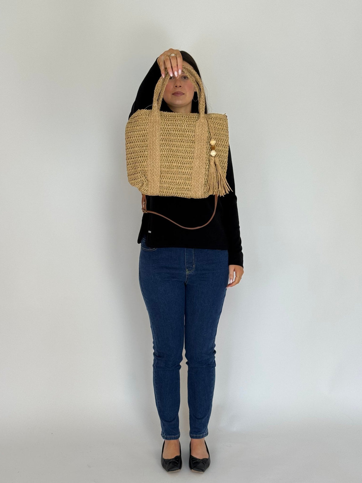 CHAMELEON_RAFFIA BEACH BAG CROSSBODY STRAP _ RAFFIA BEACH BAG CROSSBODY STRAP _ Ebony Boutique NZ