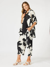 CLARITY_BARCELONA PANT BLACK/NATURAL _ BARCELONA PANT BLACK/NATURAL _ Ebony Boutique NZ