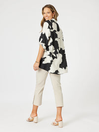 CLARITY_BARCELONA SHIRT BLACK/NATURAL _ BARCELONA SHIRT BLACK/NATURAL _ Ebony Boutique NZ