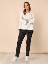 CANNES CHECK PANT_by_CLARITY_women's_in_New Zealand_ CANNES CHECK PANT _