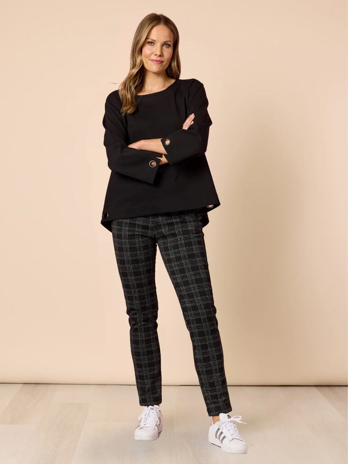 CANNES CHECK PANT_by_CLARITY_women's_in_New Zealand_ CANNES CHECK PANT _
