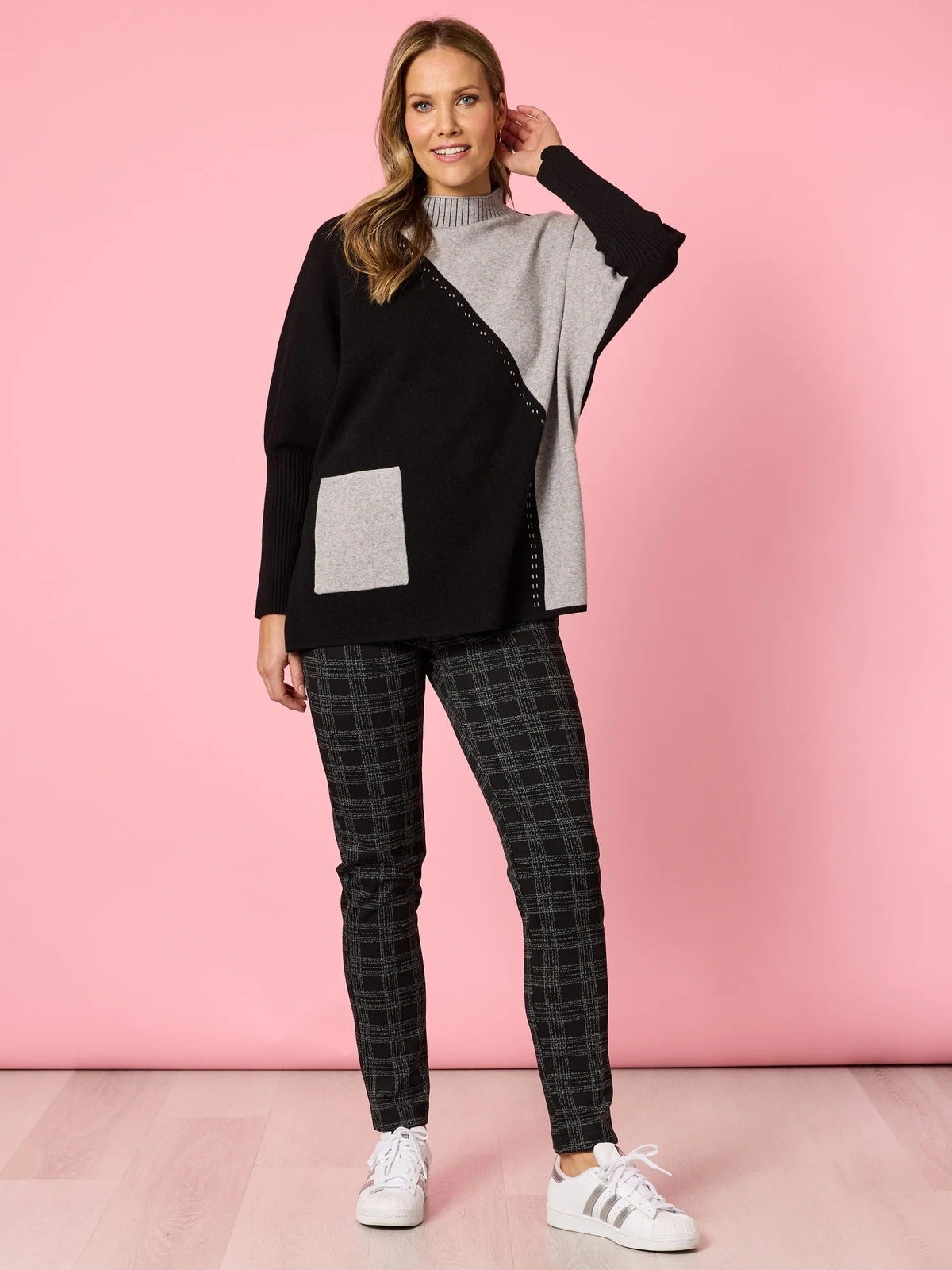 CANNES CHECK PANT_by_CLARITY_women's_in_New Zealand_ CANNES CHECK PANT _