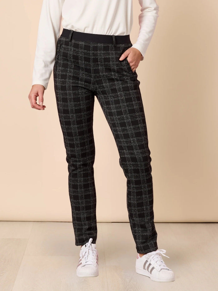 CANNES CHECK PANT_by_CLARITY_women's_in_New Zealand_ CANNES CHECK PANT _