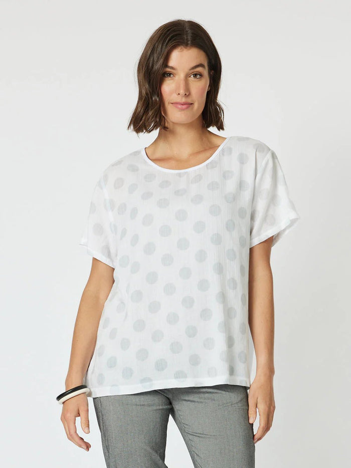 CLARITY_RIVIERA SPOT TEE _ RIVIERA SPOT TEE _ Ebony Boutique NZ