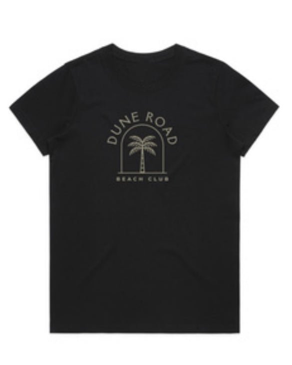 DUNE ROAD_BEACH CLUB ORGANIC COTTON TEE _ BEACH CLUB ORGANIC COTTON TEE _ Ebony Boutique NZ