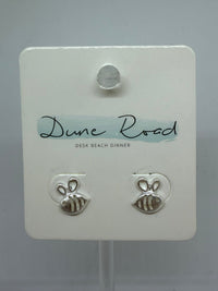 DUNE ROAD_BUZZY BEE SILVER EARRNGS STUD _ BUZZY BEE SILVER EARRNGS STUD _ Ebony Boutique NZ