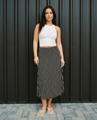 DUNE ROAD VERTICAL STRIPE SKIRT_by_DUNE ROAD_women's_in_New Zealand_ DUNE ROAD VERTICAL STRIPE SKIRT _