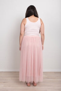 DUNE ROAD_FAIRYTALE 3 LAYER TULLE MESH SKIRT PINK _ FAIRYTALE 3 LAYER TULLE MESH SKIRT PINK _ Ebony Boutique NZ