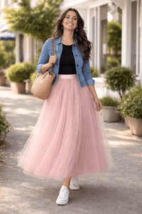 FAIRYTALE 3 LAYER TULLE MESH SKIRT PINK_by_DUNE ROAD_women's_in_New Zealand_ FAIRYTALE 3 LAYER TULLE MESH SKIRT PINK _