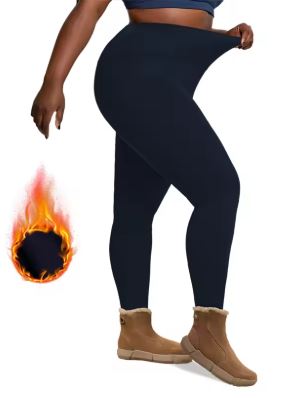 DUNE ROAD_FLEECE LEGGINGS WITH POCKETS NAVY _ FLEECE LEGGINGS WITH POCKETS NAVY _ Ebony Boutique NZ