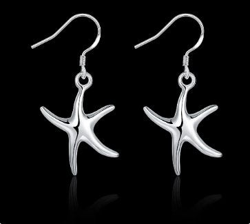 DUNE ROAD_STARFISH STERLING SILVER EARRINGS _ STARFISH STERLING SILVER EARRINGS _ Ebony Boutique NZ