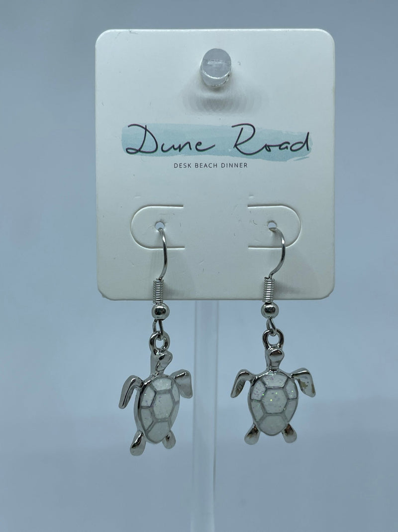 DUNE ROAD_TURTLE EARRINGS IMITATION OPAL _ TURTLE EARRINGS IMITATION OPAL _ Ebony Boutique NZ