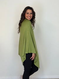 EBONY_100% MERINO WOOL EASY STYLE LAYER SUMMER PEAR _ 100% MERINO WOOL EASY STYLE LAYER SUMMER PEAR _ Ebony Boutique NZ