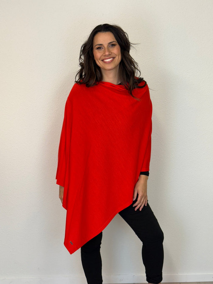 EBONY_100% MERINO WOOL EASY STYLE LAYER TANGERINE _ 100% MERINO WOOL EASY STYLE LAYER TANGERINE _ Ebony Boutique NZ