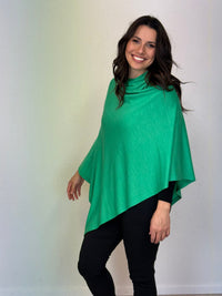 EBONY_100% MERINO WOOL EASY STYLE LAYER VERDE _ 100% MERINO WOOL EASY STYLE LAYER VERDE _ Ebony Boutique NZ