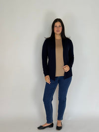 EBONY_MERINO MID LENGTH EDGE TO EDGE CARDIGAN FRENCH NAVY EBAS580 _ MERINO MID LENGTH EDGE TO EDGE CARDIGAN FRENCH NAVY EBAS580 _ Ebony Boutique NZ