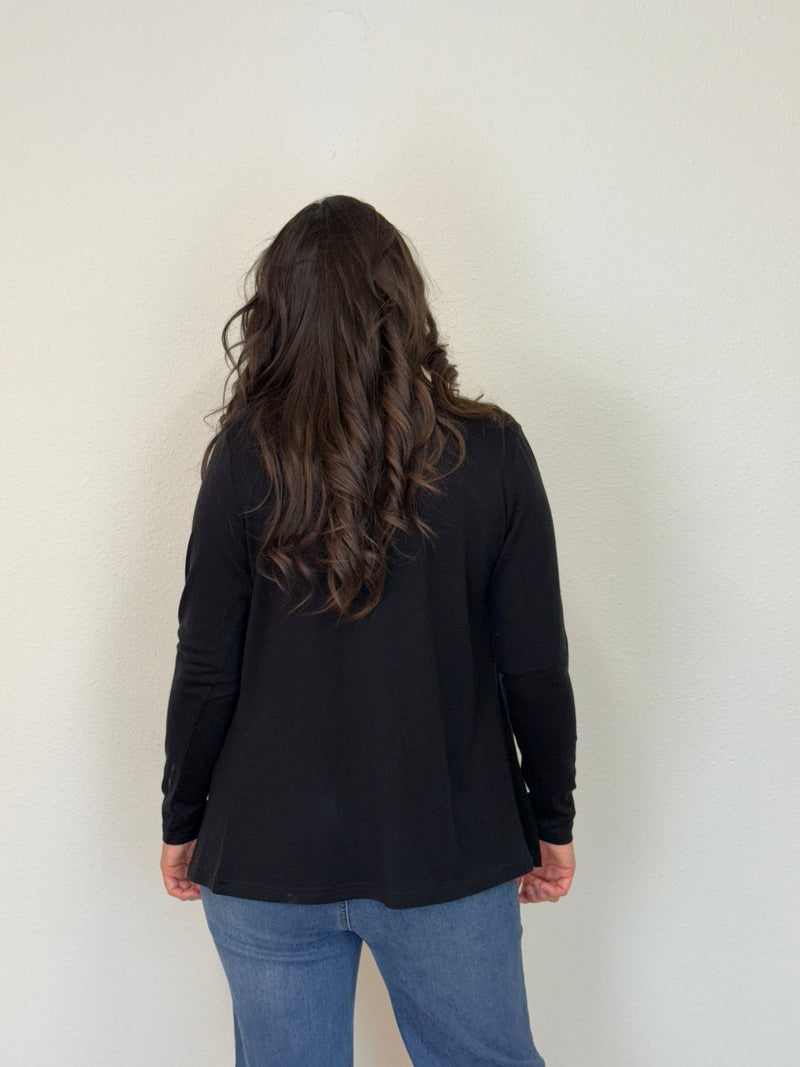 EBONY_MERINO MID LENGTH EDGE TO EDGE WOMENS CARDIGAN _ MERINO MID LENGTH EDGE TO EDGE WOMENS CARDIGAN _ Ebony Boutique NZ