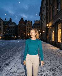 WOMENS 100% MERINO (210) LONG SLEEVE CREW TOP DRAGONFLY EBAS553_by_EBONY_women's_in_New Zealand_ WOMENS 100% MERINO (210) LONG SLEEVE CREW TOP DRAGONFLY EBAS553 _