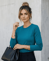 WOMENS 100% MERINO (210) LONG SLEEVE CREW TOP DRAGONFLY EBAS553_by_EBONY_women's_in_New Zealand_ WOMENS 100% MERINO (210) LONG SLEEVE CREW TOP DRAGONFLY EBAS553 _