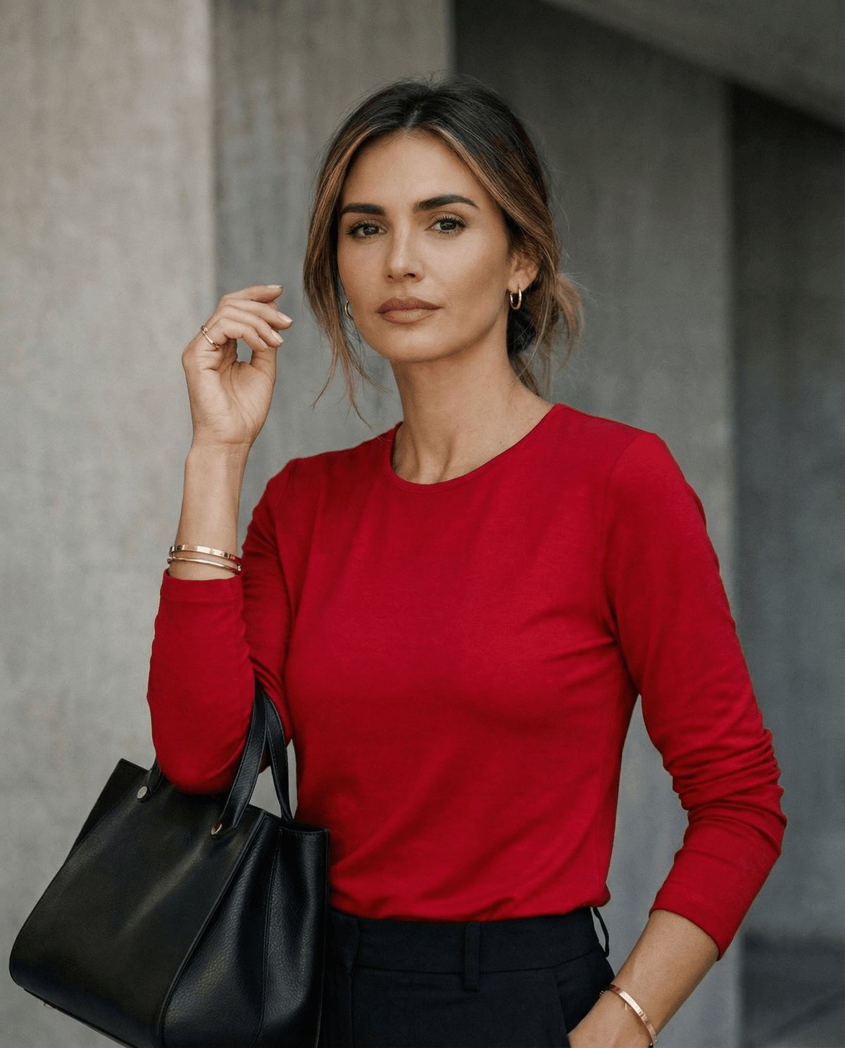 WOMENS 100% MERINO (210) LONG SLEEVE CREW TOP RUBY EBAS553_by_EBONY_women's_in_New Zealand_ WOMENS 100% MERINO (210) LONG SLEEVE CREW TOP RUBY EBAS553 _