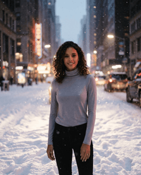 WOMENS 100% MERINO (210) LONG SLEEVE HIGH NECK TOP DUSK BLUE EBAS515_by_EBONY_women's_in_New Zealand_ WOMENS 100% MERINO (210) LONG SLEEVE HIGH NECK TOP DUSK BLUE EBAS515 _