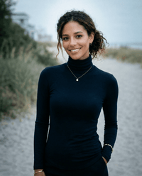 WOMENS 100% MERINO (210) LONG SLEEVE HIGH NECK TOP FRENCH NAVY EBAS515_by_EBONY_women's_in_New Zealand_ WOMENS 100% MERINO (210) LONG SLEEVE HIGH NECK TOP FRENCH NAVY EBAS515 _