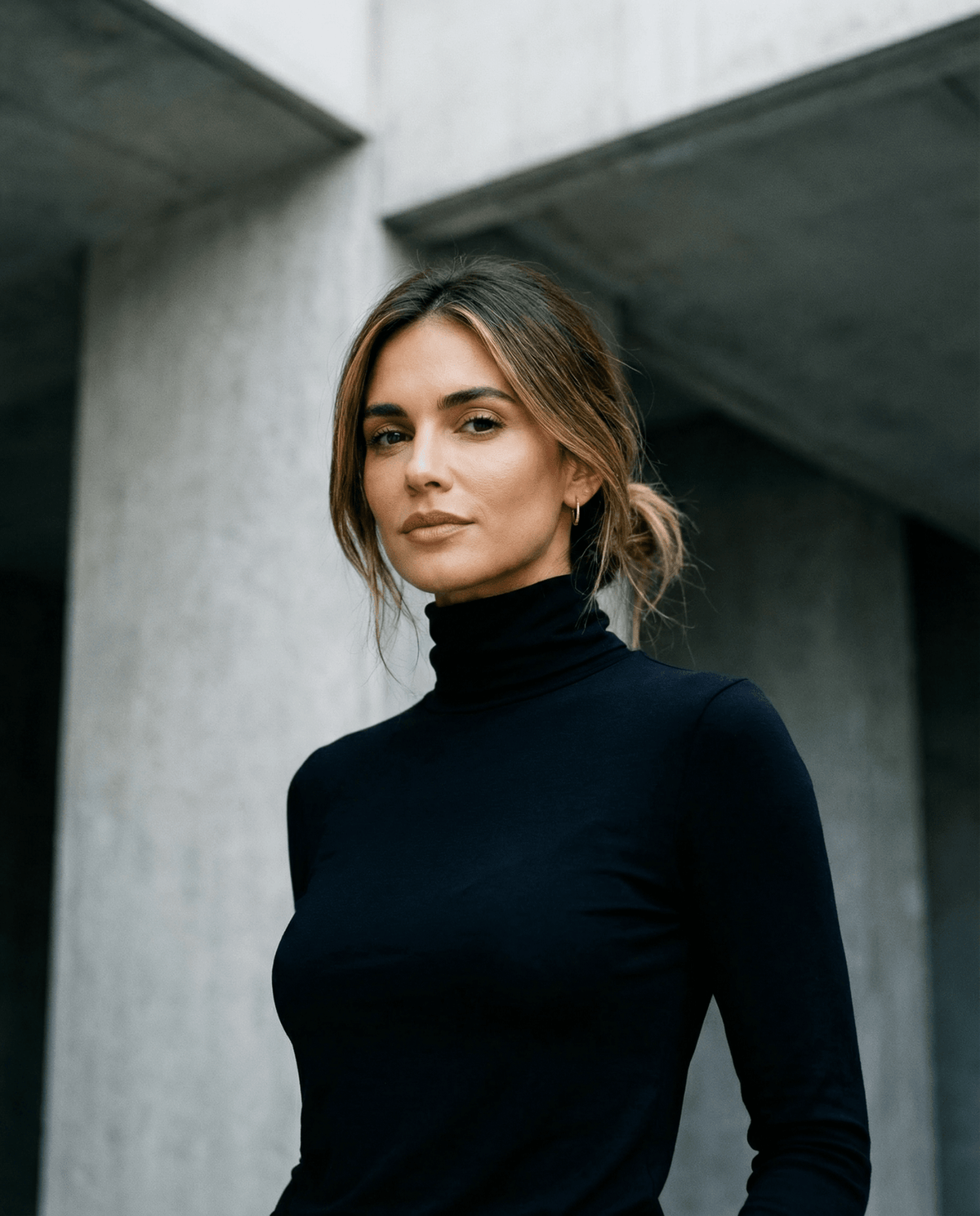 WOMENS 100% MERINO (210) LONG SLEEVE HIGH NECK TOP FRENCH NAVY EBAS515_by_EBONY_women's_in_New Zealand_ WOMENS 100% MERINO (210) LONG SLEEVE HIGH NECK TOP FRENCH NAVY EBAS515 _