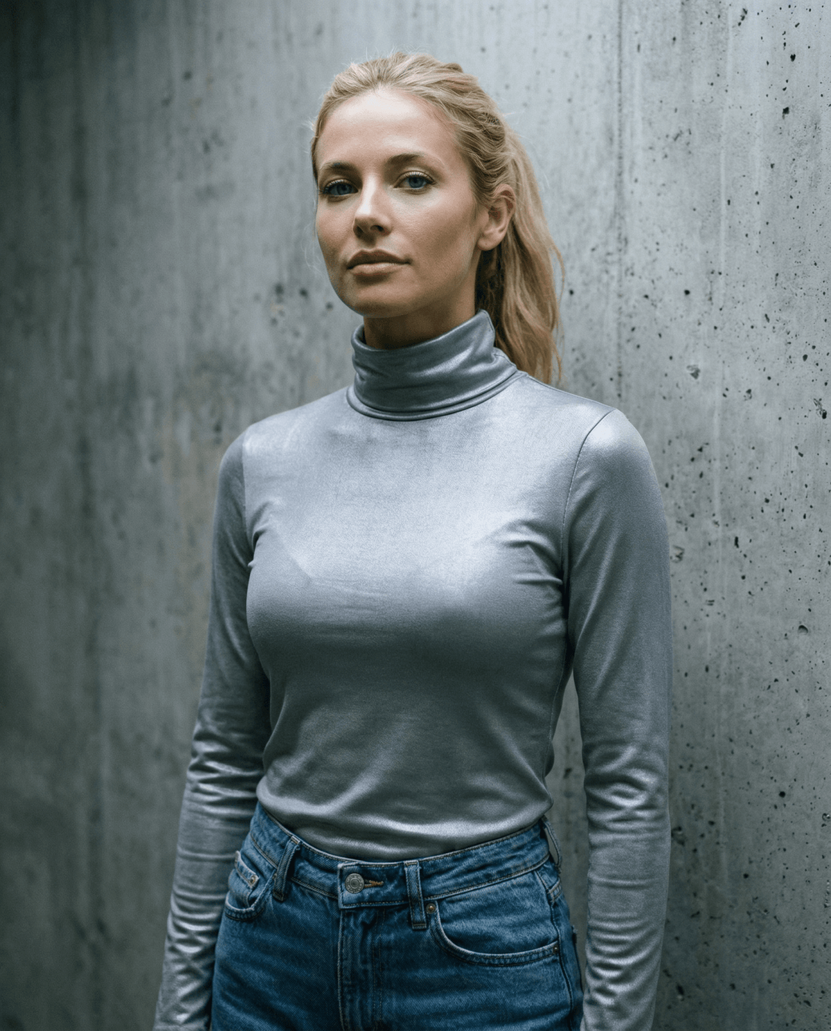 WOMENS 100% MERINO (210) LONG SLEEVE HIGH NECK TOP STARLIGHT EBAS515_by_EBONY_women's_in_New Zealand_ WOMENS 100% MERINO (210) LONG SLEEVE HIGH NECK TOP STARLIGHT EBAS515 _