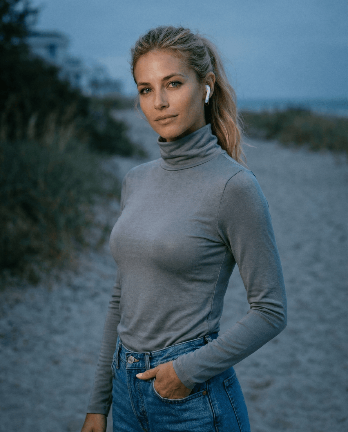 WOMENS 100% MERINO (210) LONG SLEEVE HIGH NECK TOP STARLIGHT EBAS515_by_EBONY_women's_in_New Zealand_ WOMENS 100% MERINO (210) LONG SLEEVE HIGH NECK TOP STARLIGHT EBAS515 _