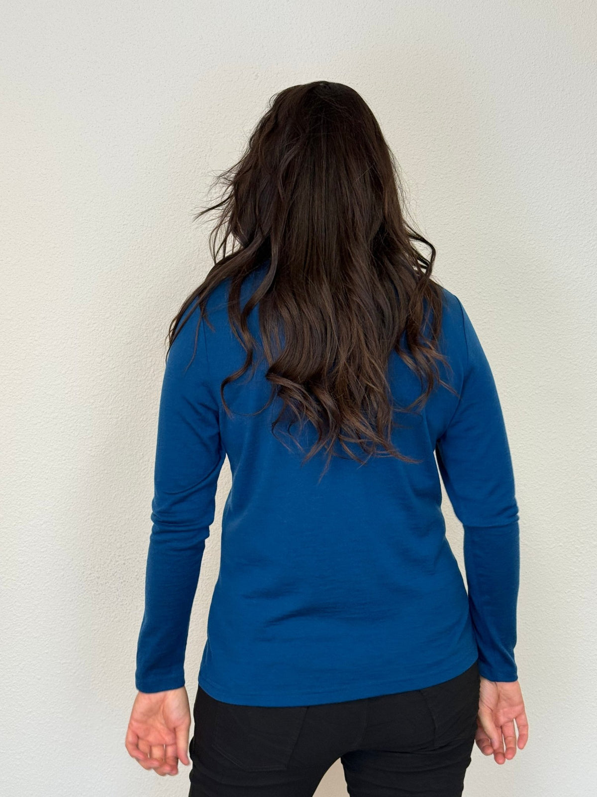 EBONY_WOMENS 100% MERINO (210) LONG SLEEVE HIGH NECK TOP TWILIGHT EBAS515 _ WOMENS 100% MERINO (210) LONG SLEEVE HIGH NECK TOP TWILIGHT EBAS515 _ Ebony Boutique NZ