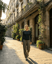 WOMENS 100% MERINO (210) LONG SLEEVE SATIN CREW TOP CHARCOAL EBAS503_by_EBONY_women's_in_New Zealand_ WOMENS 100% MERINO (210) LONG SLEEVE SATIN CREW TOP CHARCOAL EBAS503 _