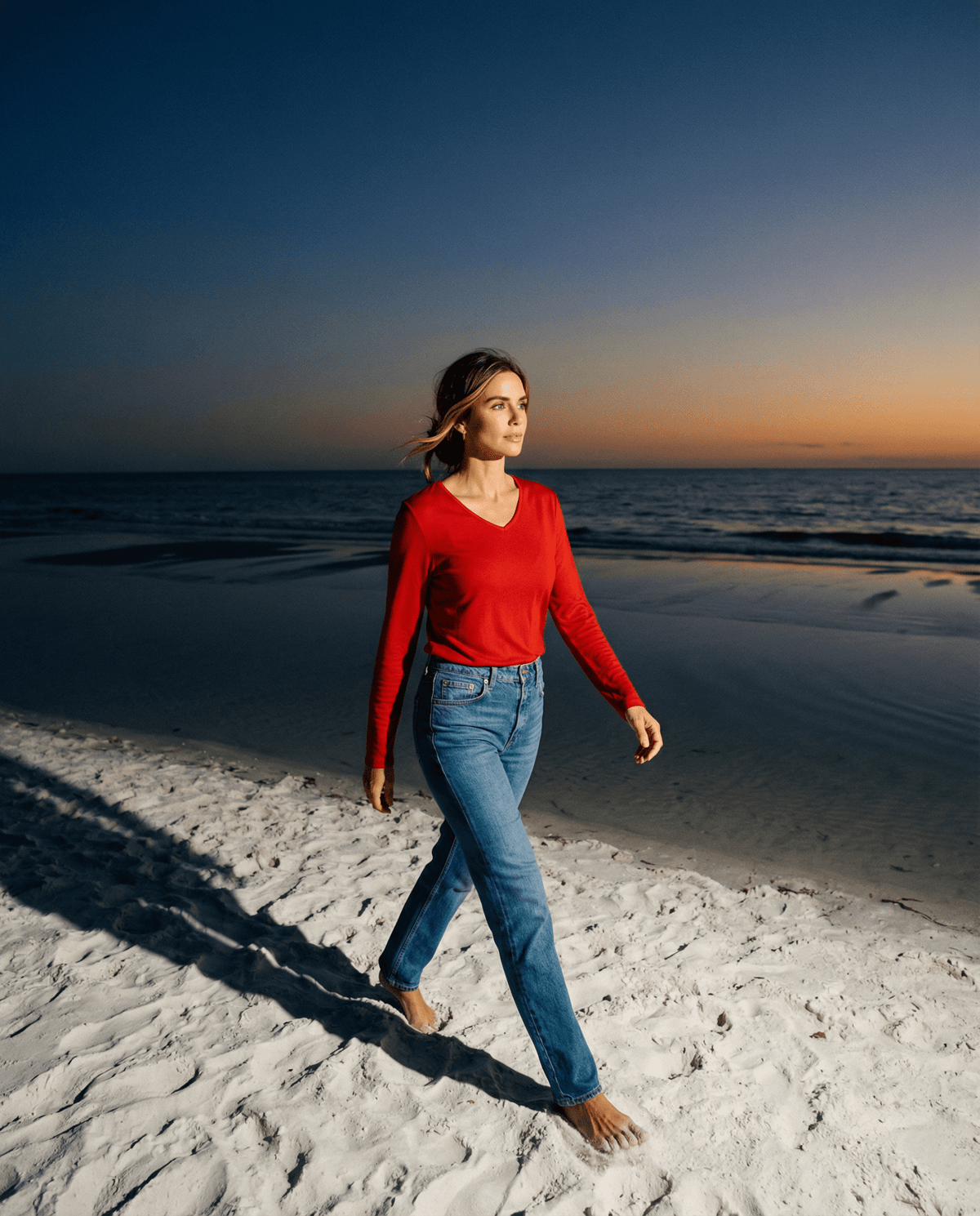 WOMENS 100% MERINO (210) LONG SLEEVE V NECK TOP RUBY EBAS556_by_EBONY_women's_in_New Zealand_ WOMENS 100% MERINO (210) LONG SLEEVE V NECK TOP RUBY EBAS556 _