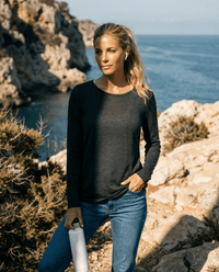 WOMENS 100% MERINO (210) LONGLINE SCOOP LONG SLEEVE TOP ORION EBAS548_by_EBONY_women's_in_New Zealand_ WOMENS 100% MERINO (210) LONGLINE SCOOP LONG SLEEVE TOP ORION EBAS548 _