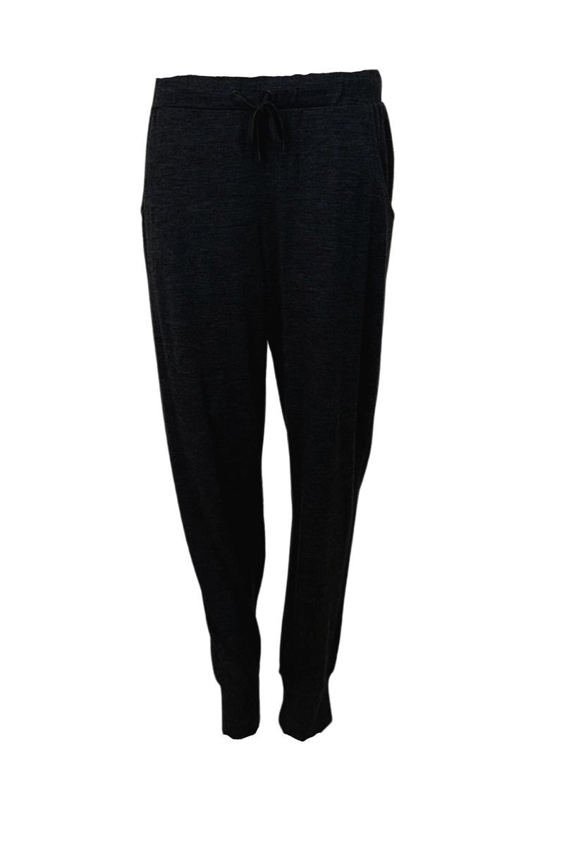 EBONY_WOMEN'S 100% MERINO WOOL (210) JOGGER PANTS BLACK _ WOMEN'S 100% MERINO WOOL (210) JOGGER PANTS BLACK _ Ebony Boutique NZ