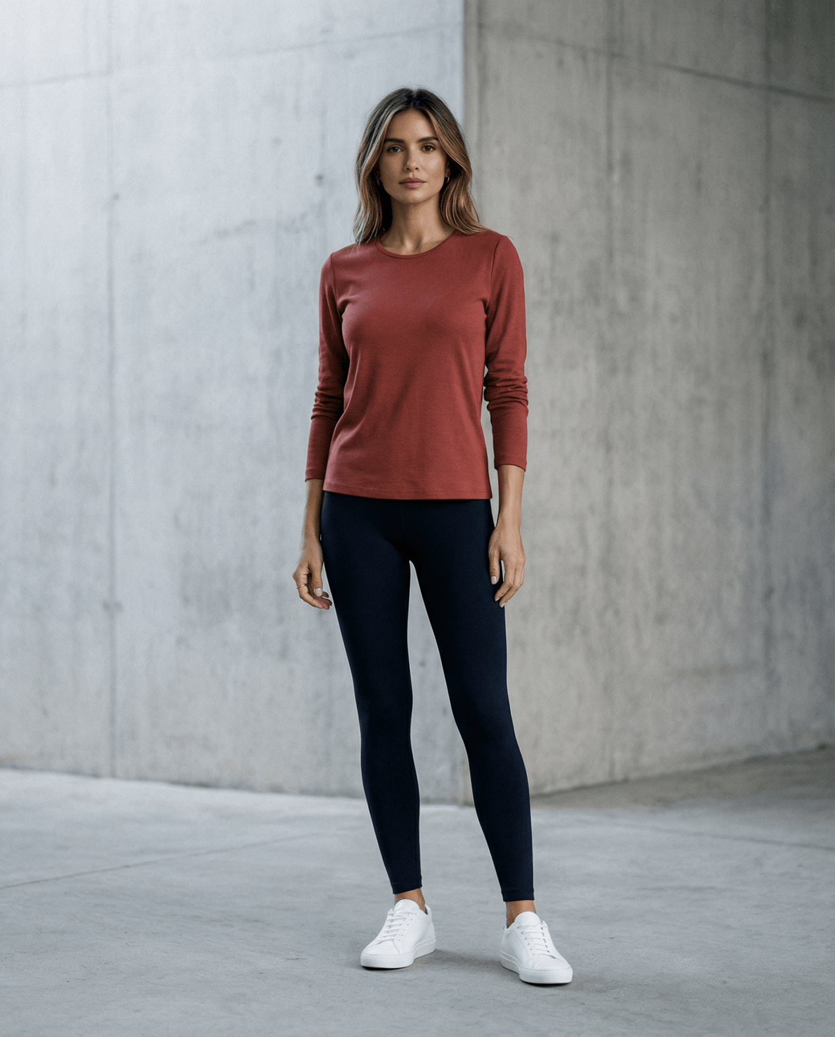 WOMEN'S 100% MERINO WOOL (210) LEGGINGS FRENCH NAVY EBAS45P_by_EBONY_women's_in_New Zealand_ WOMEN'S 100% MERINO WOOL (210) LEGGINGS FRENCH NAVY EBAS45P _