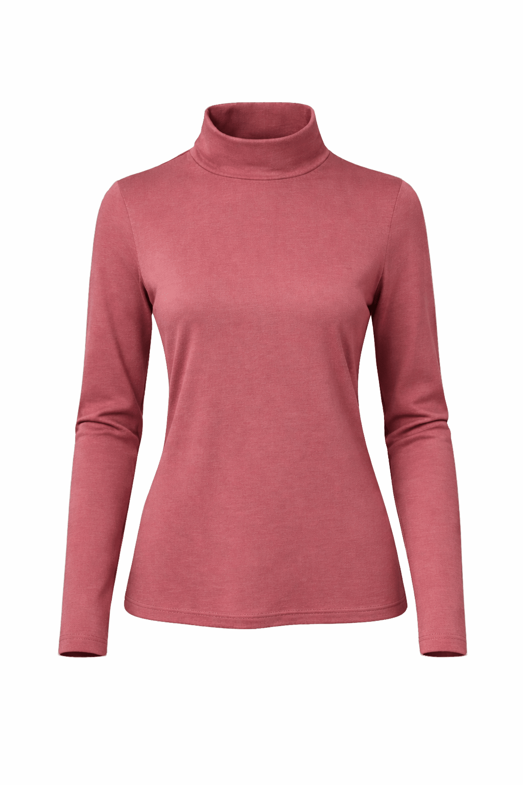 WOMEN'S 100% MERINO WOOL (210) LONG SLEEVE TURTLE NECK JUMPER BRICK EBAS504_by_EBONY_women's_in_New Zealand_ WOMEN'S 100% MERINO WOOL (210) LONG SLEEVE TURTLE NECK JUMPER BRICK EBAS504 _