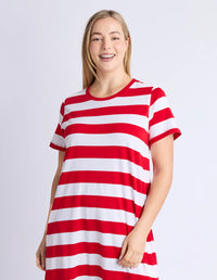 ELM_ADIRA DRESS STRIPE _ ADIRA DRESS STRIPE _ Ebony Boutique NZ